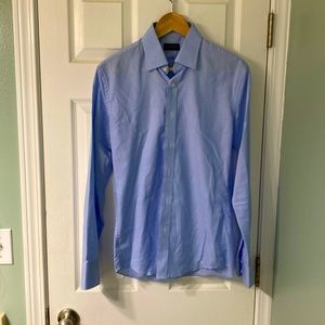 Proper Cloth blue button up shirt